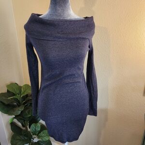 Zara Striped Off-the-Shoulder Sweater